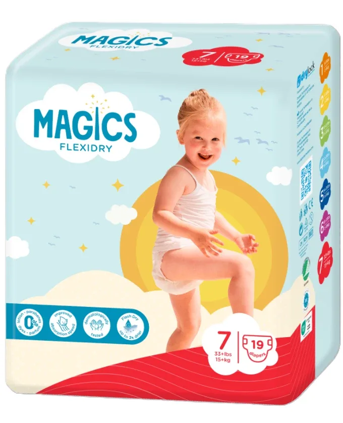 Magics Flexidry autiņbiksītes XXL 15+ kg, 19 gb.