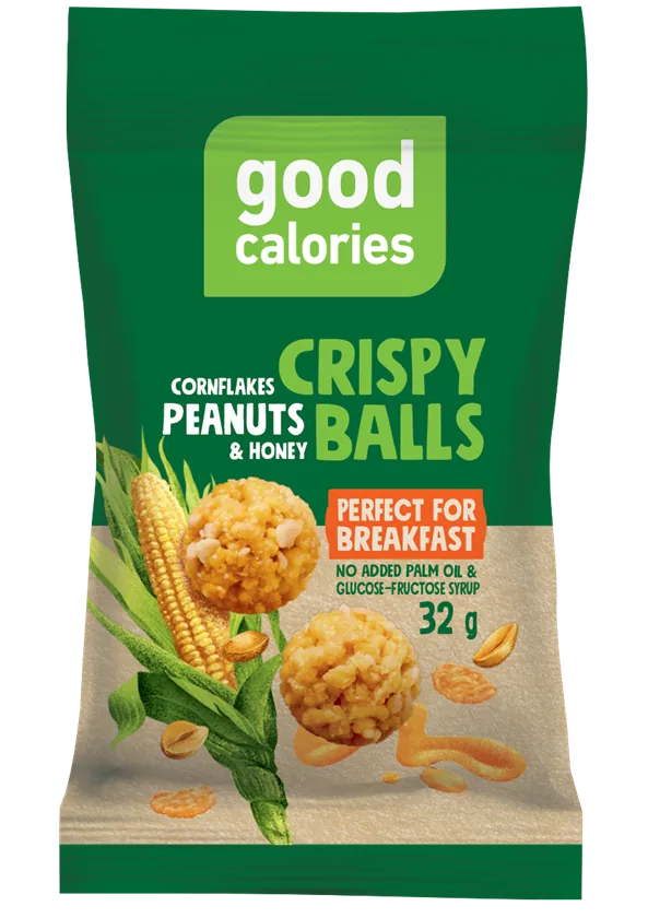 GRAUZDĒTA UZKODA AR ZEMESRIEKSTIEM UN MEDU GOOD CALORIES, 32G