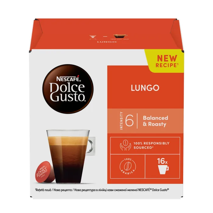KAFIJAS KAPSULAS NESCAFE DOLCE GUSTO LUNGO 16X5,6G