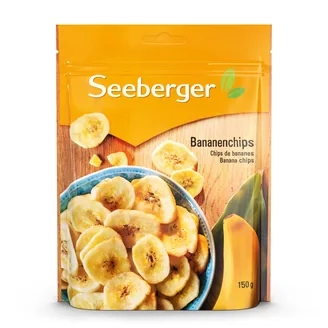 BANĀNU ČIPSI SEEBERGER 150G