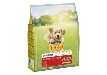 SAUSĀ SUŅU BARĪBA FRISKIES ACTIVE LIELLOPU 3KG