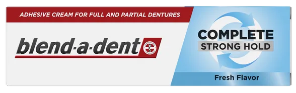 Blend-A-Dent Complete Strong Hold, fresh flavor fiksācijas krēms zobu protēzēm, 47 g