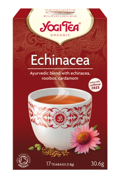Травяной чай Yogi Tea Эхинацея, 17 пакетиков по 1,8 г