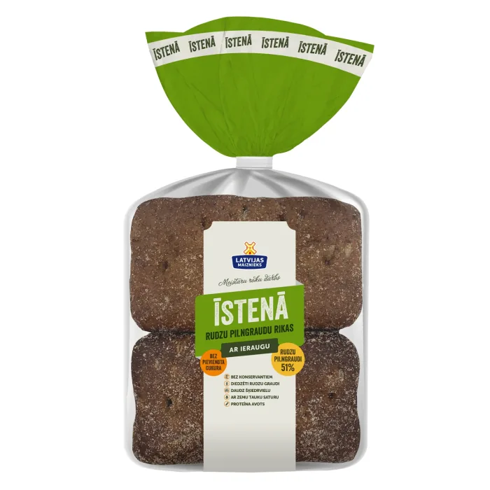 RUDZU RIKAS ĪSTENĀ PILNGRAUDU 230G