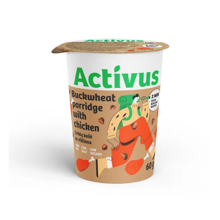 ĀTRI PAGATAVOJAMA GRIĶU BIEZPUTRA ACTIVUS AR VISTU 60G