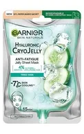 GARNIER HYALURONIC CRYO JELLY ATVĒSINOŠA ŽELEJAS MASKA NOGURUŠAI SEJAS ĀDAI, 27G