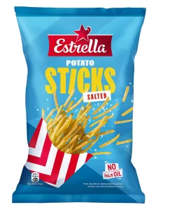 ESTRELLA KARTUPEĻU SALMIŅU ČIPSI AR SĀLI 70G