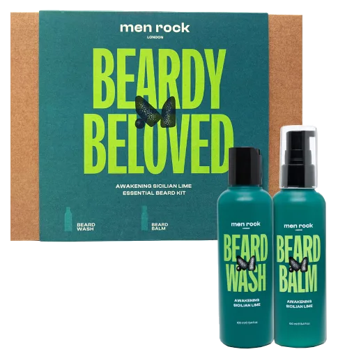 Men Rock Beard Duo Sicilian lime komplekts, 1 gab.