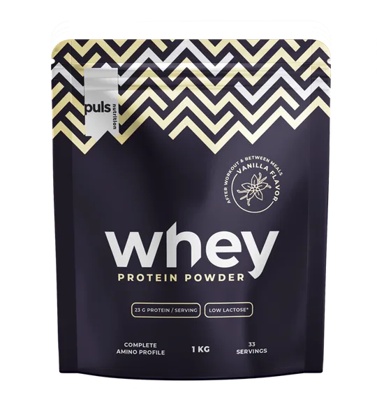 Puls Nutrition Whey Protein Vanilla pulveris, 1000 g