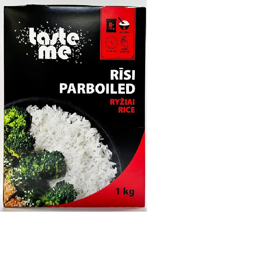 RĪSI AR TVAIKU APSTRĀDĀTI TASTE ME, 8X125G