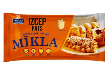 KĀRTAINĀ MĪKLA LATVIJAS MAIZNIEKS RAUGA 400G