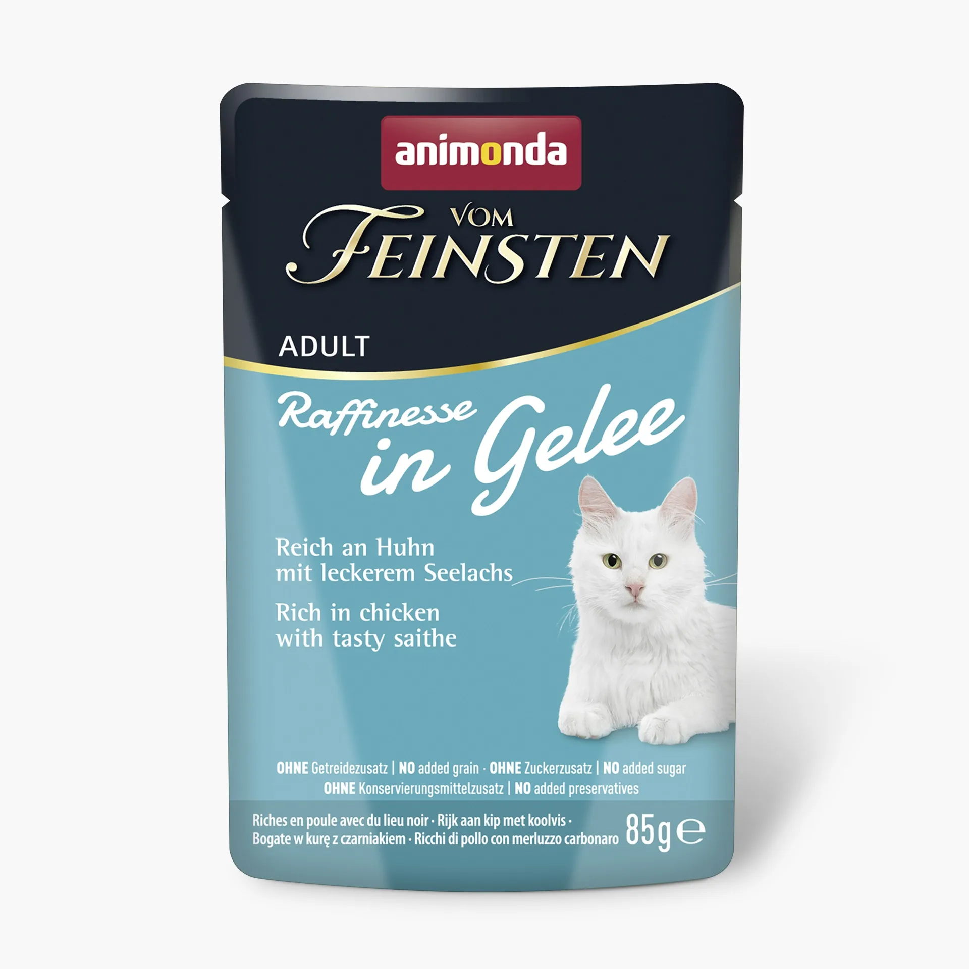 KONSERVI KAĶIEM ANIMONDA VOM FEINSTEN RAFFINESSE, VISTA, SAIDA ŽĒLEJĀ, 85G