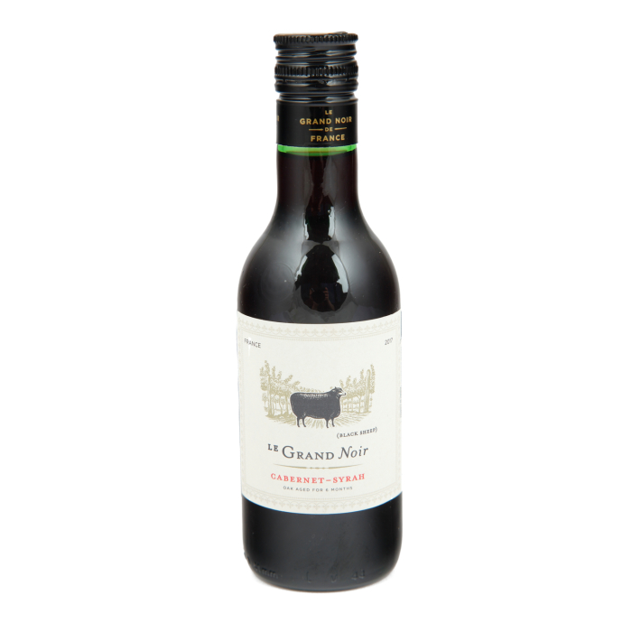 SARKANVĪNS GRAND NOIR CABERNET SHIRAZ 13% 0,187L