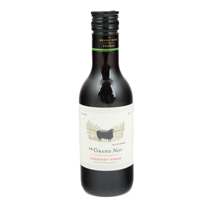 SARKANVĪNS GRAND NOIR CABERNET SHIRAZ 13% 0,187L