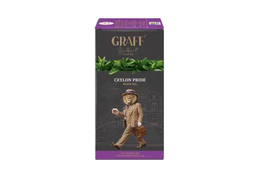MELNĀ TĒJA GRAFF CEYLON PRIDE 20X2G