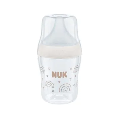 Nuk Perfect Match pudele varavīksne ar silikona S izmēra knupi 150 ml