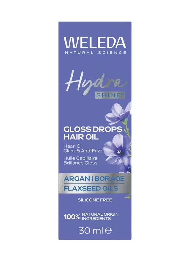 Weleda Hydra Shine matu eļļa, 30 ml