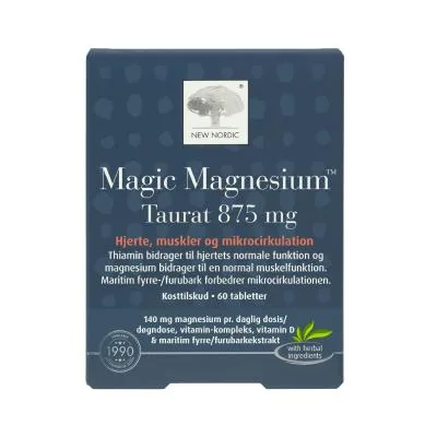 New Nordic Magic Magnesium Taurat 875 mg tabletes N60