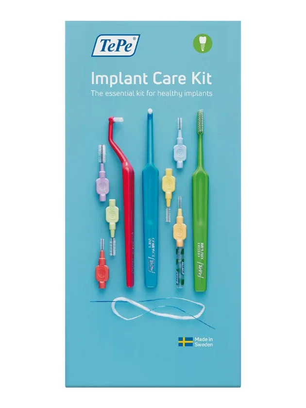 Tepe implantu kopšanas komplekts