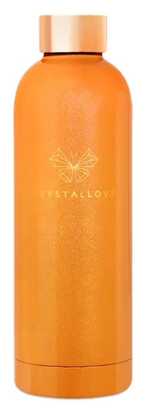 Crystallove Peach Fuzz Thermal pudele, 500 ml