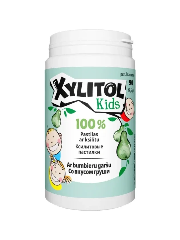 Xylitol kids pastilas, 90 gb.