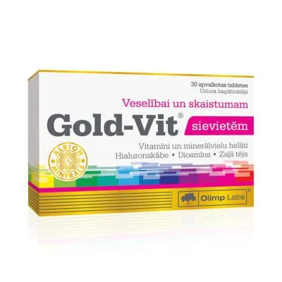 Olimplabs Gold-Vit sievietēm tabletes N30
