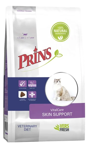 Prins Vitalcare Diet Skin support sausā barība, 1,5 kg