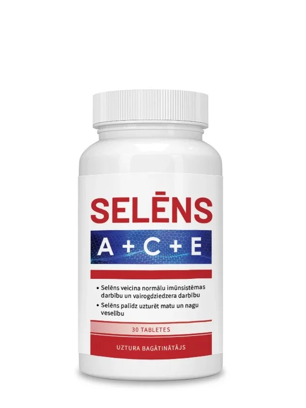 Selēns ace tabletes, 30 gb.