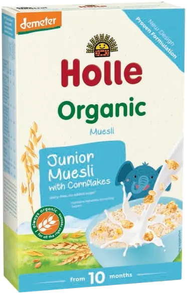 Holle Junior pilngraudu pārslu muslis, 250 g