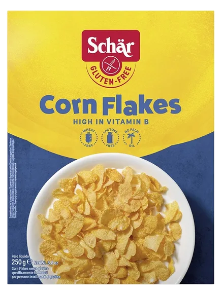Schar kukurūzas bezglutēna brokastu pārslas, 250 g