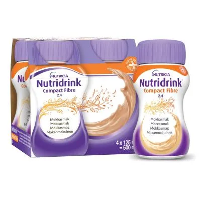 Nutridrink Compact Fibre ar mokas kafijas garšu 125 ml N4