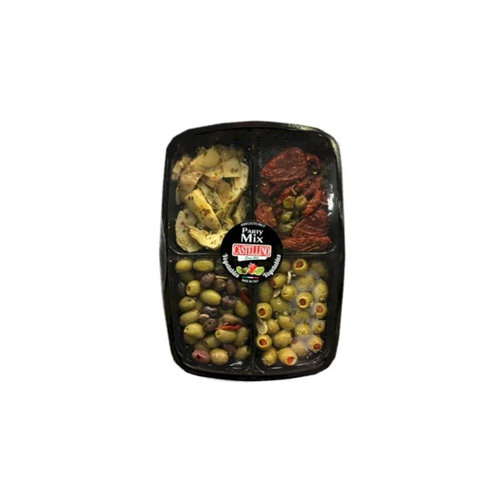 UZKODU ASORTI AR PILDĪTAM OLĪVĀM, 460G, CASTELLINO