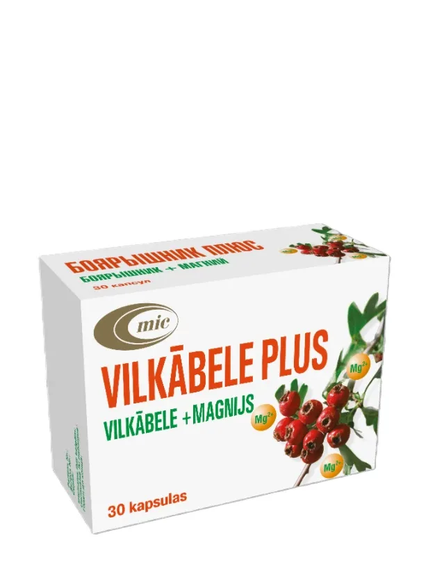 Vilkābele plus kapsulas, 30 gb.