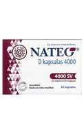 NATEO D3 KAPSULAS 4000SV N60, 60 KAPSULAS