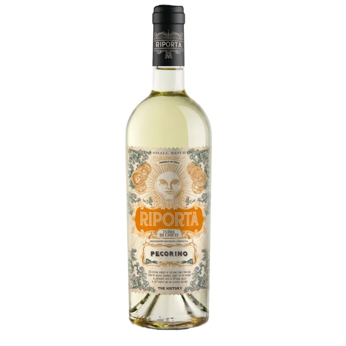 Baltvīns Riporta Pecorino, sauss 12,5% 0,75 l