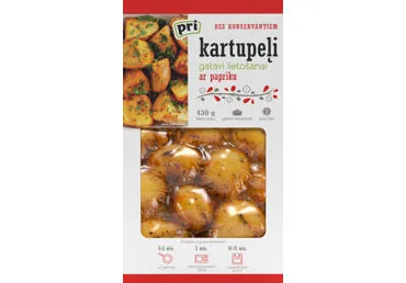 KARTUPEĻI VĀRĪTI AR PAPRIKU PRI 430G