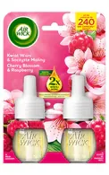AIR WICK CHERRY BLOSSOM & RASPBERRY ELEKTRISKĀ GAISA ATSVAIDZINĀTĀJA REZERVE, 2X19ML