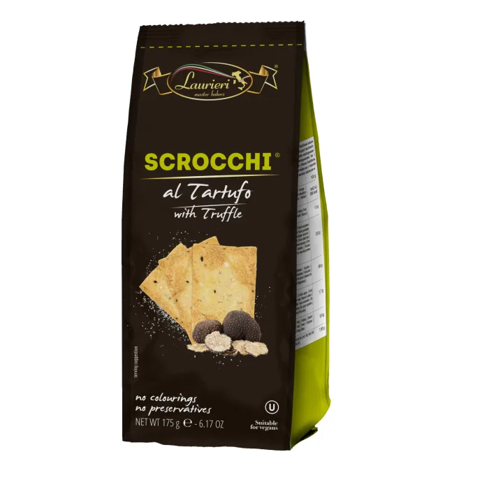 KREKERI LAURIERI SCROCCHI AR TRIFELĒM 175G