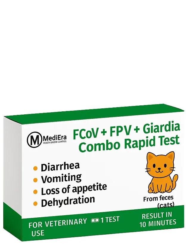 Fcov + FPV + giardia lamblia antigēnu kombinētais eksprestests (fēces)