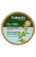NATURALS BY WATSONS TEA TREE PRE-SHAMPOO MASKA TAUKAINIEM MATIEM AR NOSLIECI UZ BLAUGZNĀM, 150G