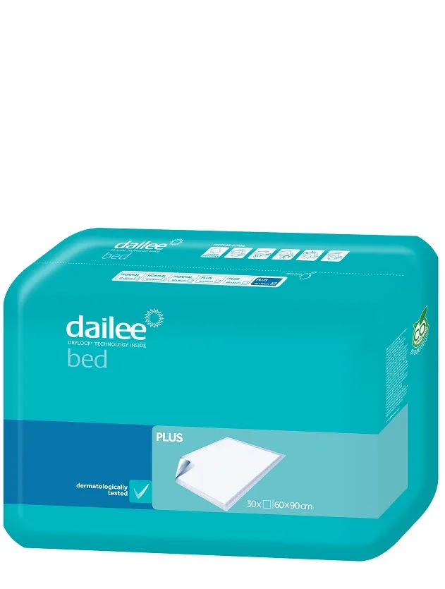 Dailee Bed Plus 60 x 90 cm paladziņi, 30 gb.
