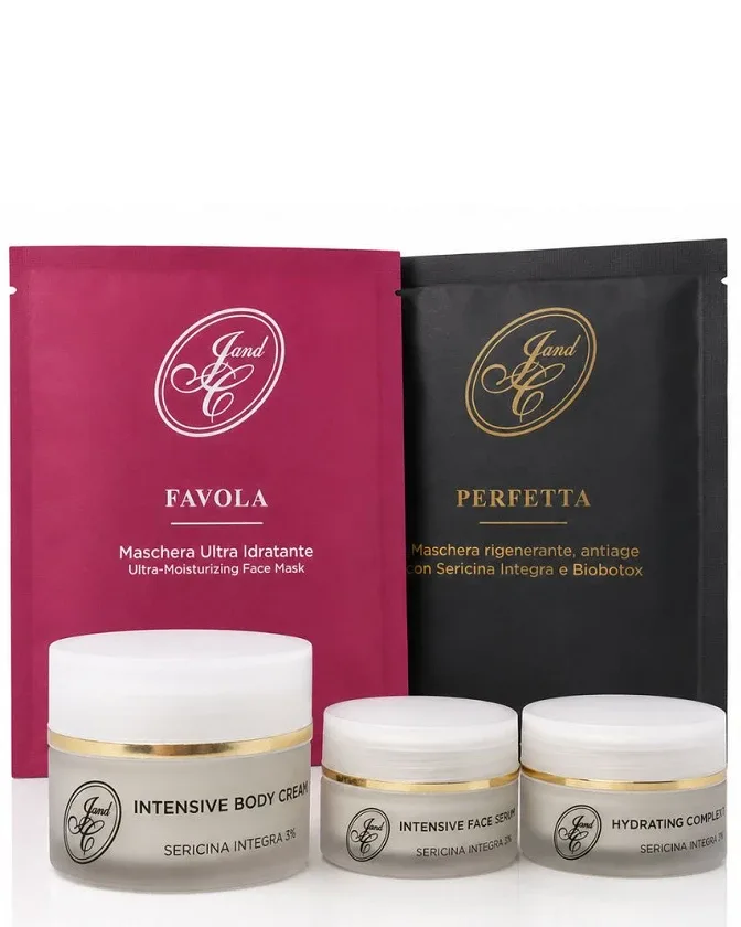 J.and.C. Cosmetici - Lake Como 5 zīdu produktu komplekts