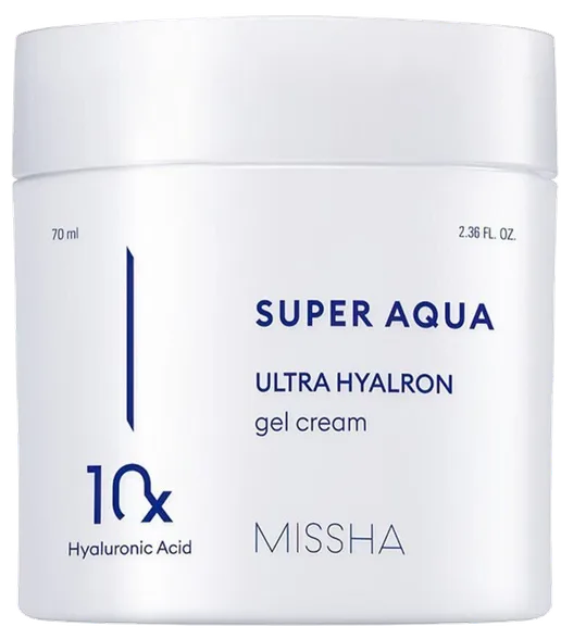 Missha Super Aqua Ultra hyalron sejas krēms, 70 ml