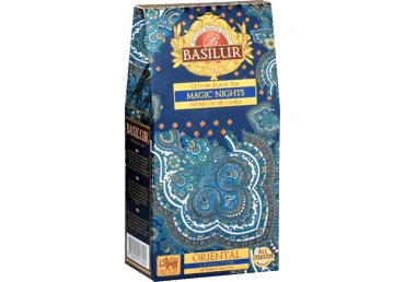 MELNĀ TĒJA BASILUR ORIENTAL MAGIC NIGHTS 100G