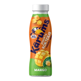 JOGURTA KOKTEILIS KĀRUMS AR MANGO PIEDEVU 230G