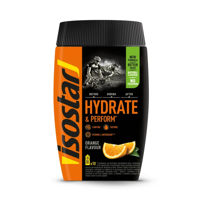 ISOSTAR HYDRATE & PERFORM IZOTONISKAIS PULVERIS APELSĪNU 400G