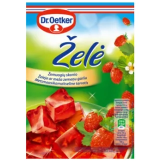Želeja Dr.Oetker ar meža zemeņu garšu 72 g