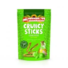 GRISSINI GENOVESE MINI AR ĶIPLOKIEM UN BAZILIKU 75G