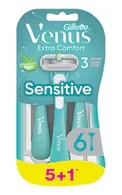 GILLETTE VENUS SENSITIVE COMFORT VIENREIZLIETOJAMIE SKUVEKĻI, 6GAB.