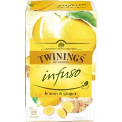 TĒJA AUGĻU TWININGS CITRONU & INGVERA 20GAB.